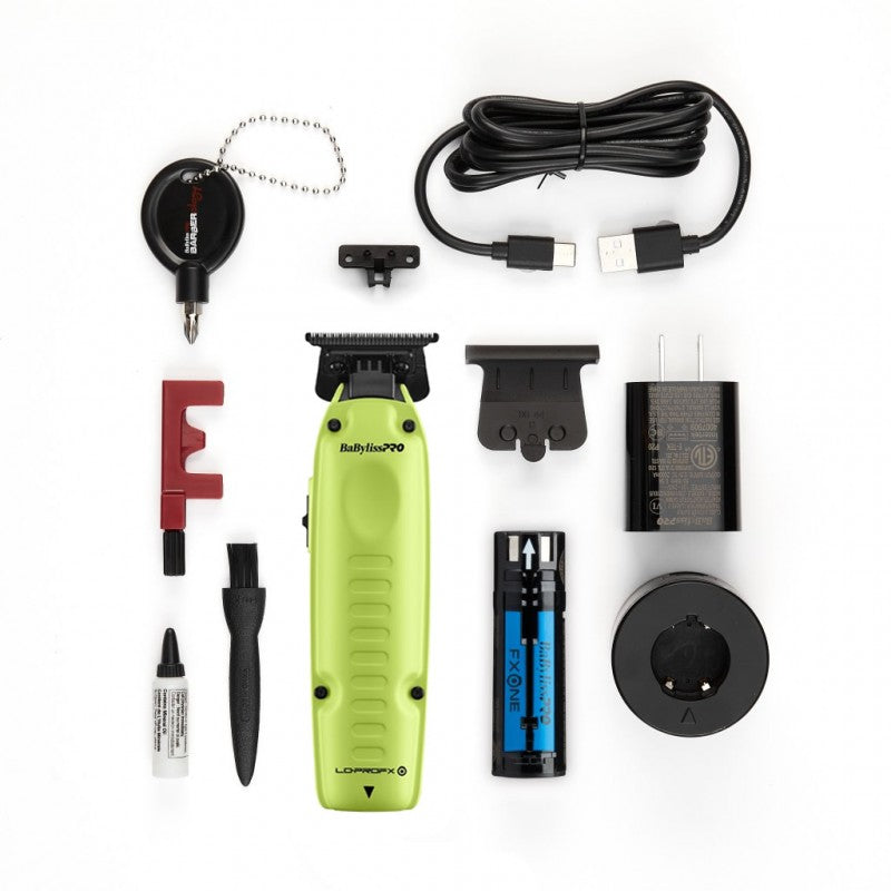 BabylissPro Limited Edition FXONE LO-PRO Trimmer – Neon (#FX729NY)