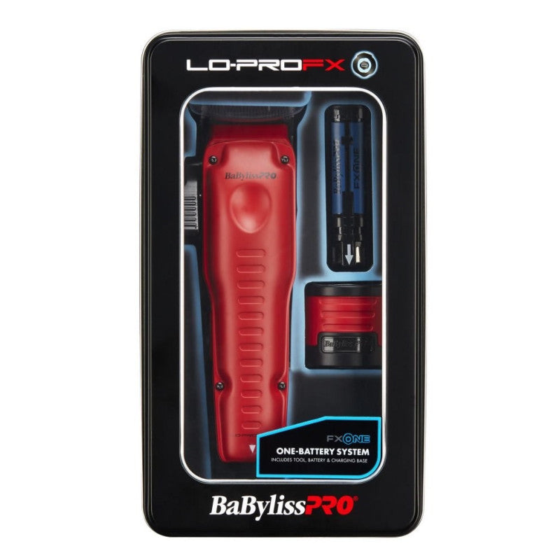 BabylissPro FXONE LO-PROFX Matte Red Clipper (FX829MR)