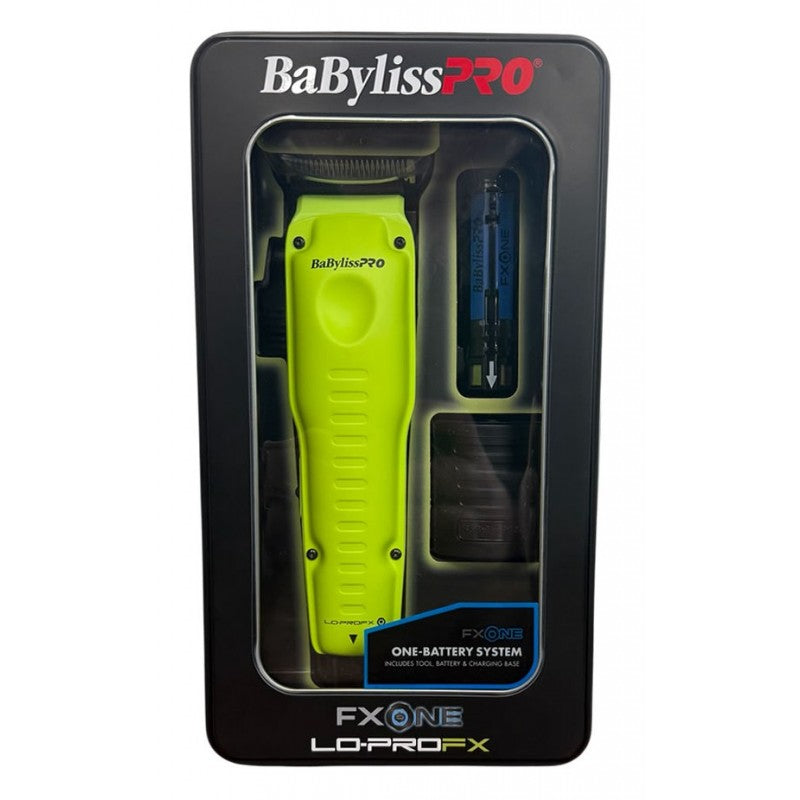 BabylissPro Limited Edition FXONE LO-PRO Clipper – Neon (#FX829NY)