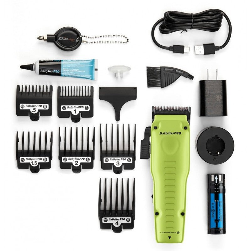 BabylissPro Limited Edition FXONE LO-PRO Clipper – Neon (#FX829NY)